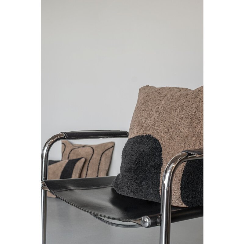 Mette Ditmer-collectie SHADOW kussenhoes getuft Bruin