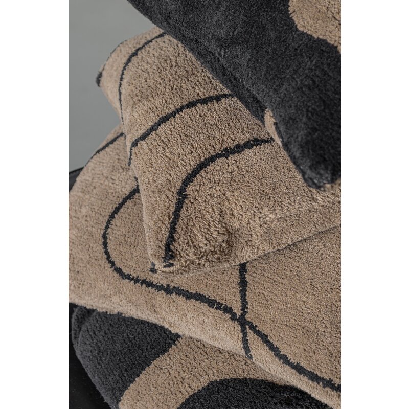 Mette Ditmer-collectie FIGURA getufte kussenhoes Bruin