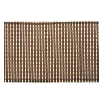 Madam Stoltz Bamboe placemat Pumpkin spice, naturel, zwart Madam Stoltz Bamboe placemat Pumpkin spice, naturel, zwart