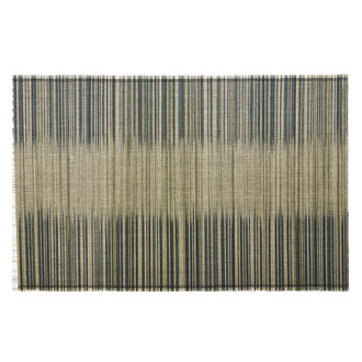 Madam Stoltz Bamboe placemat Naturel, donkergroen