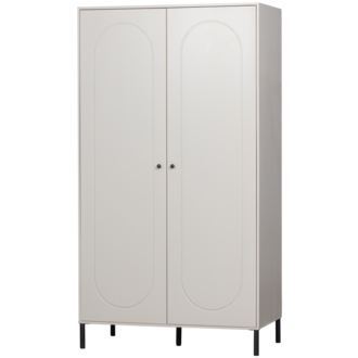 WOOOD Xina Garderobekast Grenen Wolkengrijs [Fsc]