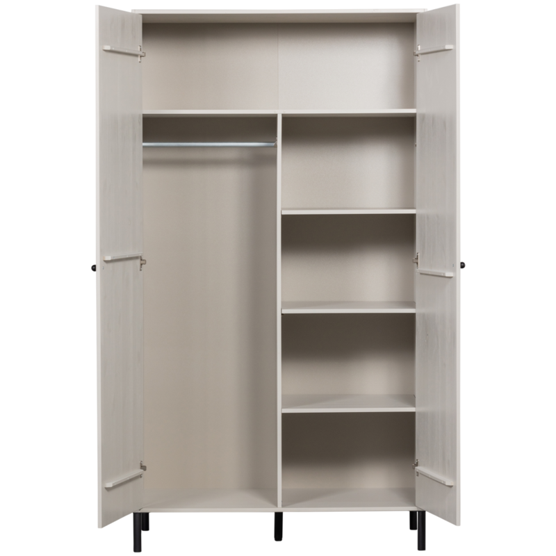 WOOOD-collectie Xina Optiepakket Tbv Garderobekast Grenen Wolkengrijs [Fsc]