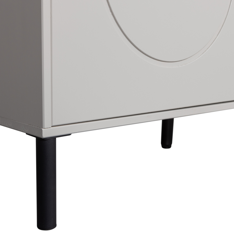 WOOOD-collectie Xina Garderobekast Grenen Wolkengrijs [Fsc]