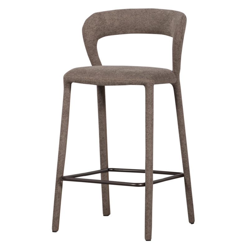 WOOOD-collectie Noble Barstoel Taupe