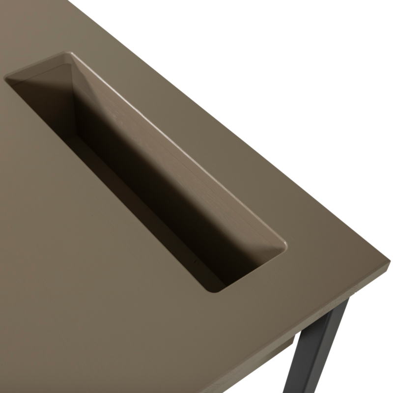 WOOOD-collectie New Julius Bureau Grenen Mud [Fsc]