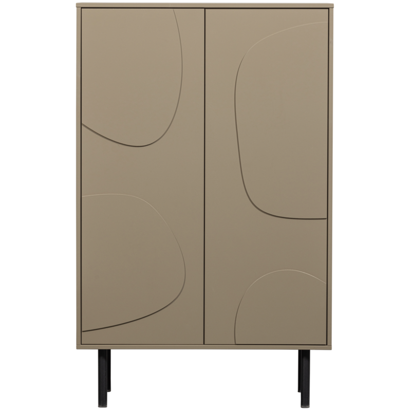 WOOOD-collectie Cadiz Opbergkast Grenen Mud [Fsc]