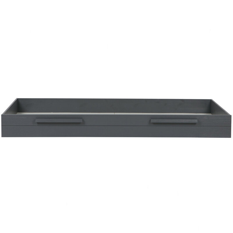 WOOOD-collectie Dennis Mattress/Bed Drawer Steel Grey Brushed [FSC]