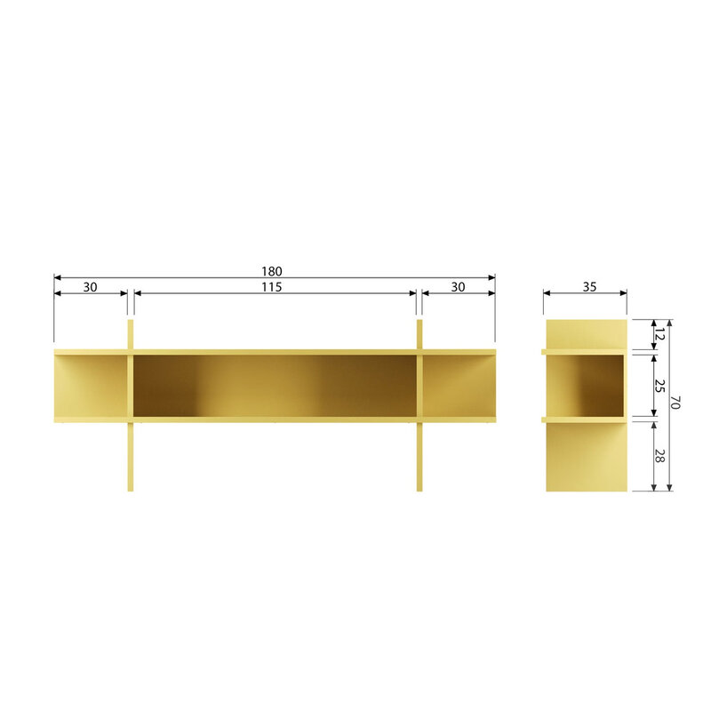 WOOOD-collectie Jana Sidetable Grenen Mist [Fsc]