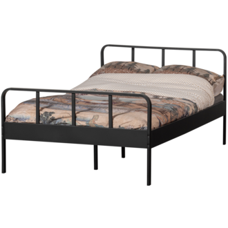 WOOOD Mees Bed Small Double Metal Black 120X200 Cm