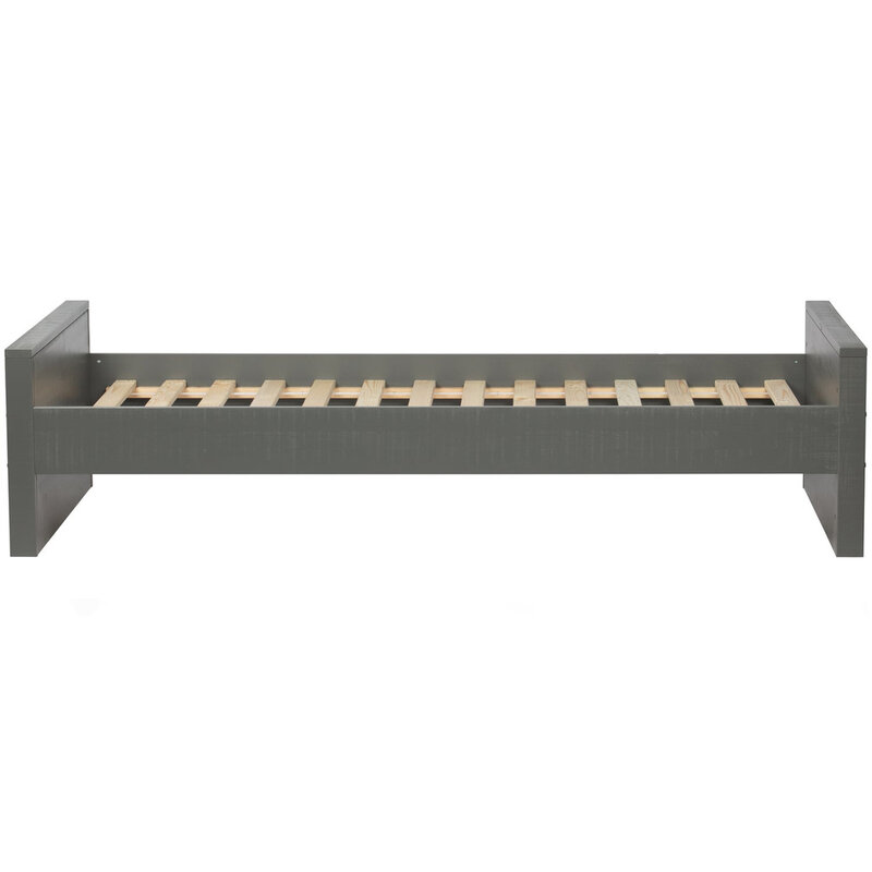 WOOOD-collectie Morris Bed Grenen Leem 90X200 Cm Excl. Lattenbodem [Fsc]