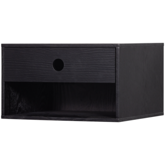 WOOOD Nancy Hanging Bedside Table Black