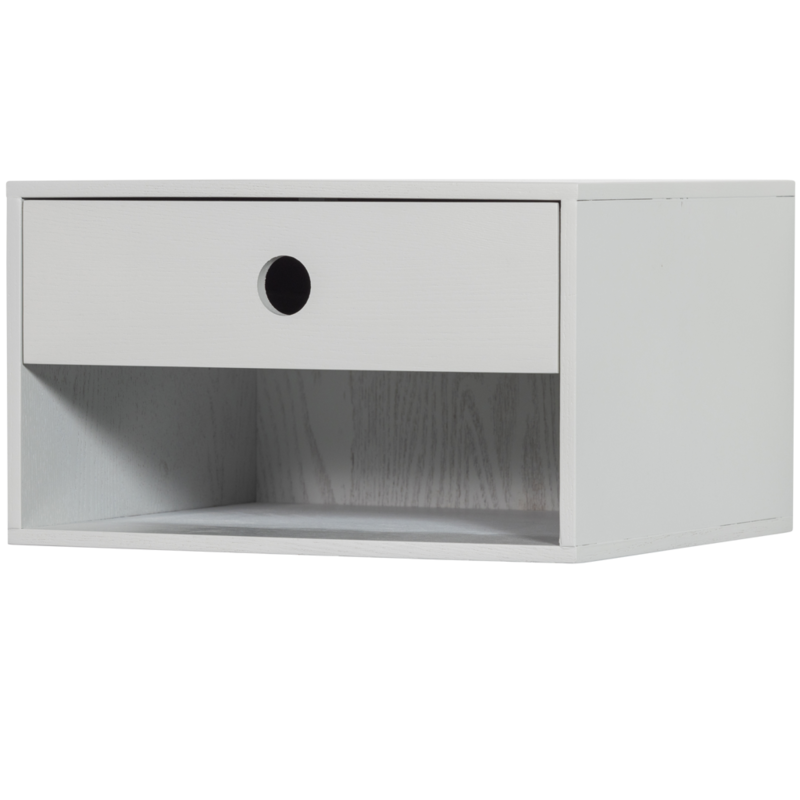 WOOOD-collectie Nancy Hanging Bedside Table Mist