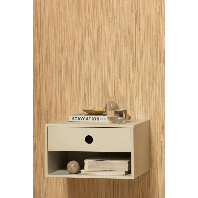 WOOOD-collectie Nancy Hanging Bedside Table Mist