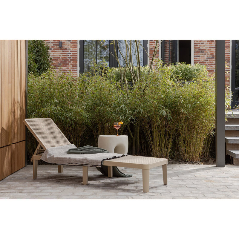 WOOOD-collectie JINTE LIGBED TUIN KUNSTSTOF ZAND