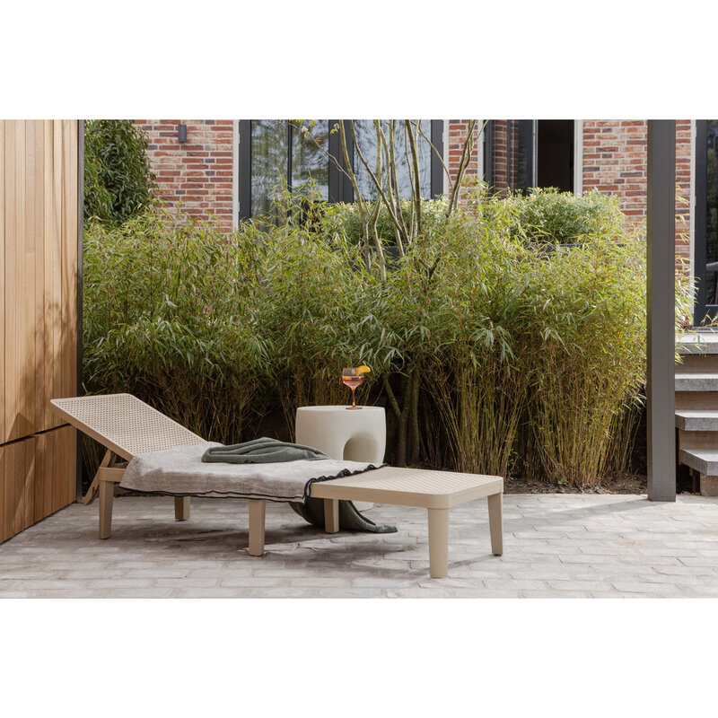 WOOOD-collectie JINTE LIGBED TUIN KUNSTSTOF ZAND