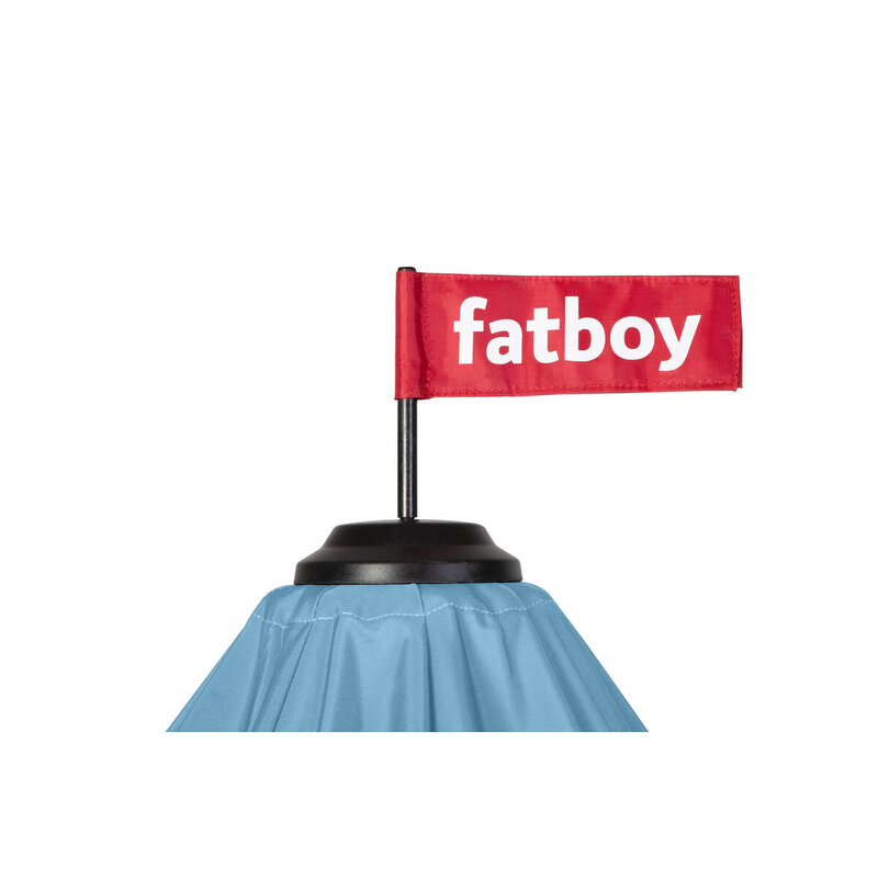 Fatboy-collectie Stripesol Wave Blue incl Base Light Grey