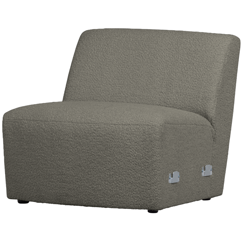 WOOOD-collectie Coco 1-zits Element BouclÉ Warm Groen