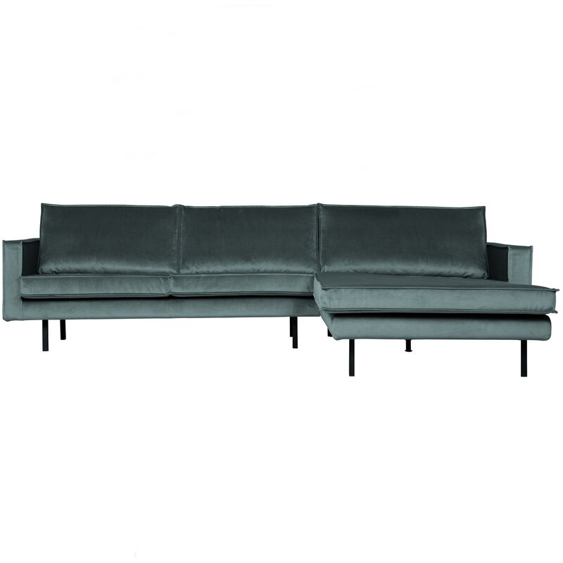 WOOOD-collectie Rodeo Chaise Longue Rechts Velvet Teal