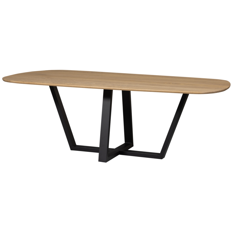 WOOOD-collectie Tablo Eettafel Organisch Dl 220X100Cm Transparant [Fsc]
