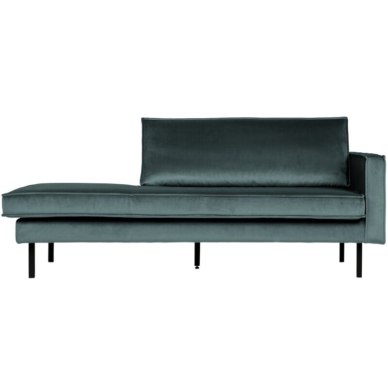 WOOOD-collectie Rodeo Daybed Right Velvet Teal