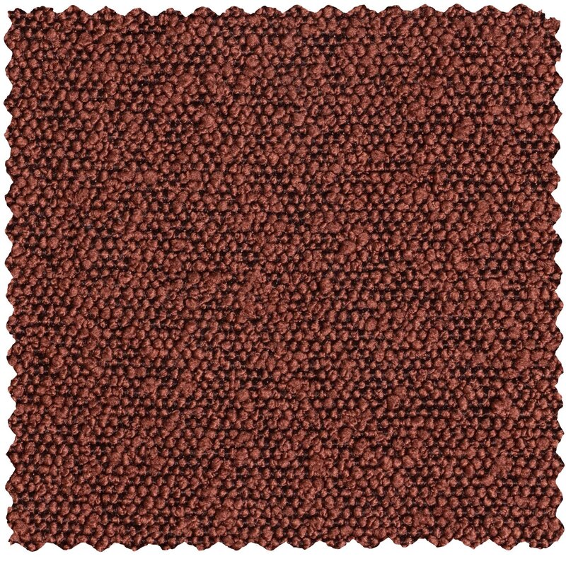 WOOOD-collectie Statement Xl 4-zits Bank 372 Cm BouclÉ Chestnut