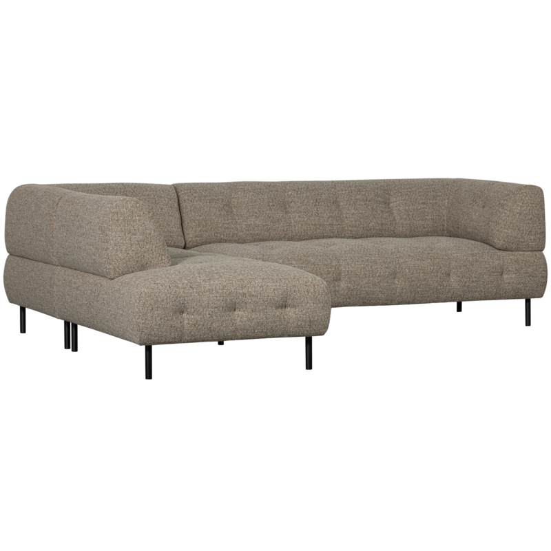 WOOOD-collectie Lloyd Corner Sofa Left Coarse Woven Brown Melange