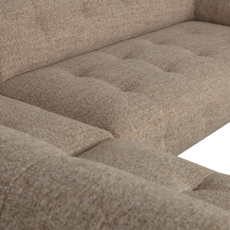 WOOOD-collectie Lloyd Corner Sofa Left Coarse Woven Brown Melange