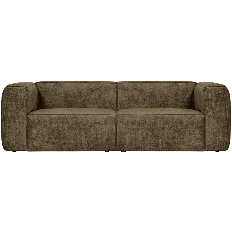 WOOOD-collectie Bean 3.5-Zits Bank Structure Velvet Moss