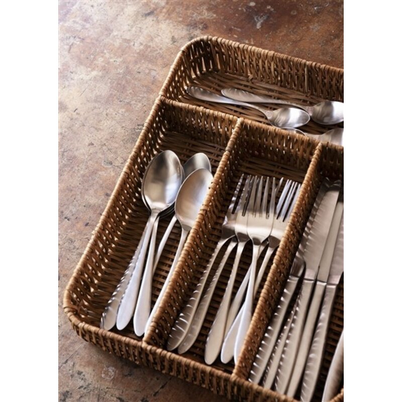 Madam Stoltz-collectie Rotan bestekbak Naturel