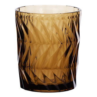 Madam Stoltz Drinking glass Brown