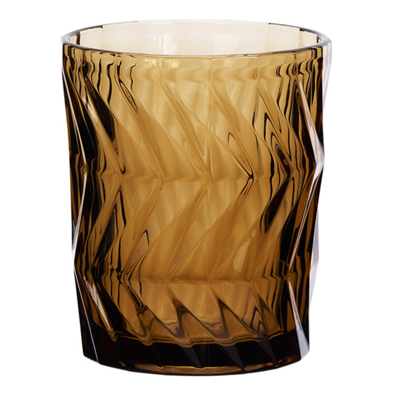 Madam Stoltz-collectie Drinking glass Brown