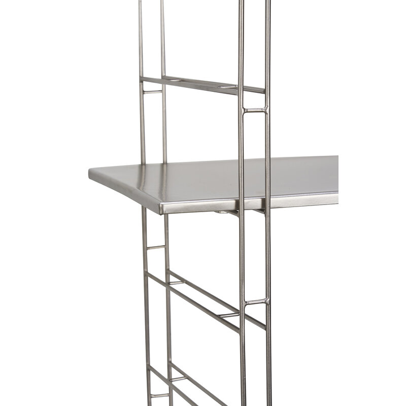 Madam Stoltz-collectie Metalen wandplanken zilver