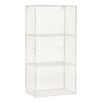 Madam Stoltz Metalen wandkast CrÃƒÂ¨me