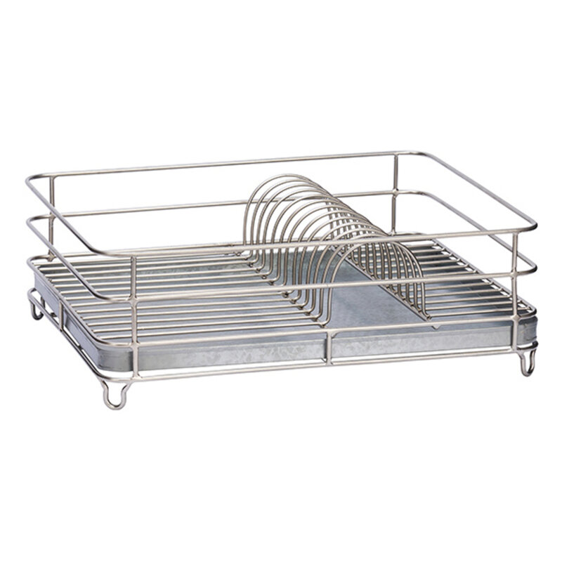 Madam Stoltz-collectie Iron dish rack Steel, zinc