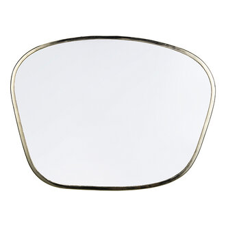 Madam Stoltz Organic shape mirror Gold Madam Stoltz Organic shape mirror Gold