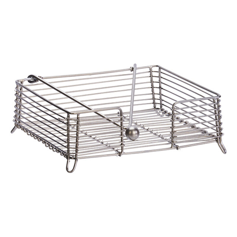 Madam Stoltz-collectie Metalen servethouder zilver