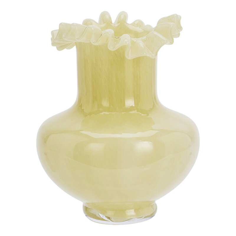 Madam Stoltz-collectie Glass vase Honey