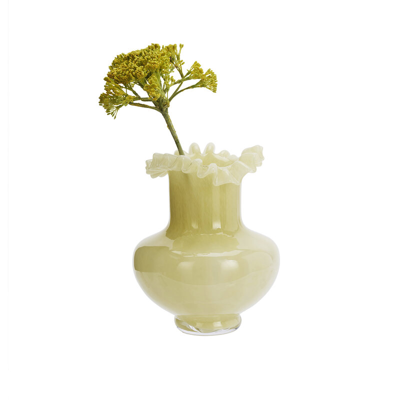 Madam Stoltz-collectie Glazen vaas Honing