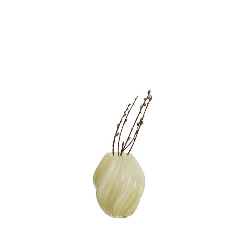 Madam Stoltz-collectie Glazen vaas Honing