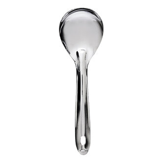 Madam Stoltz Roestvrijstalen opscheplepel zilver L:20 cm