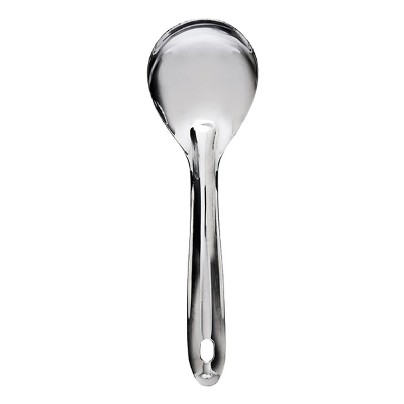 Madam Stoltz-collectie Roestvrijstalen opscheplepel zilver L:20 cm