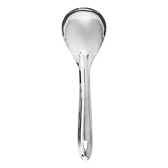 Madam Stoltz Roestvrijstalen opscheplepel zilver L:25 cm
