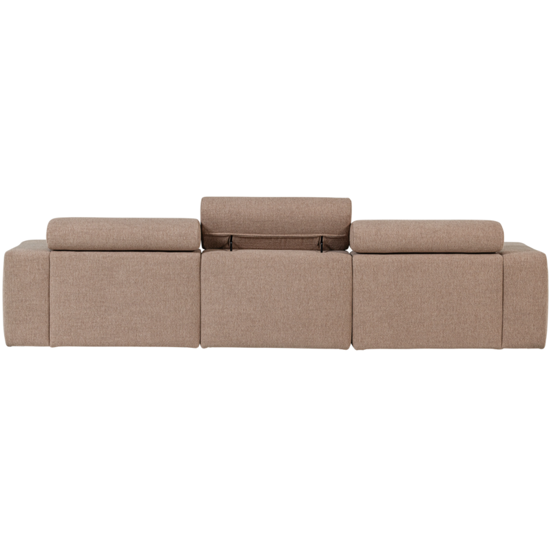 WOOOD-collectie Novi Chaise Longue Bank Rechts Boucle Taupe