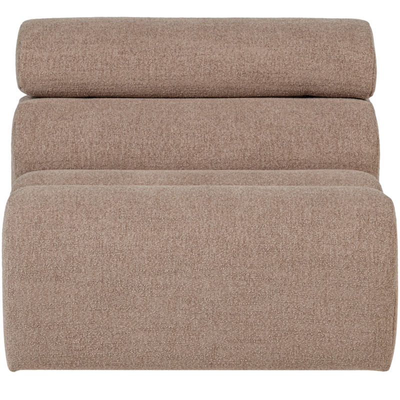 WOOOD-collectie Novi 1-Zits Element Boucle Taupe