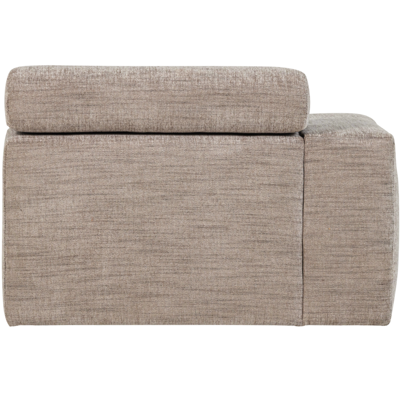 WOOOD-collectie Novi 1-Zits Element Arm Links Naturel Melange