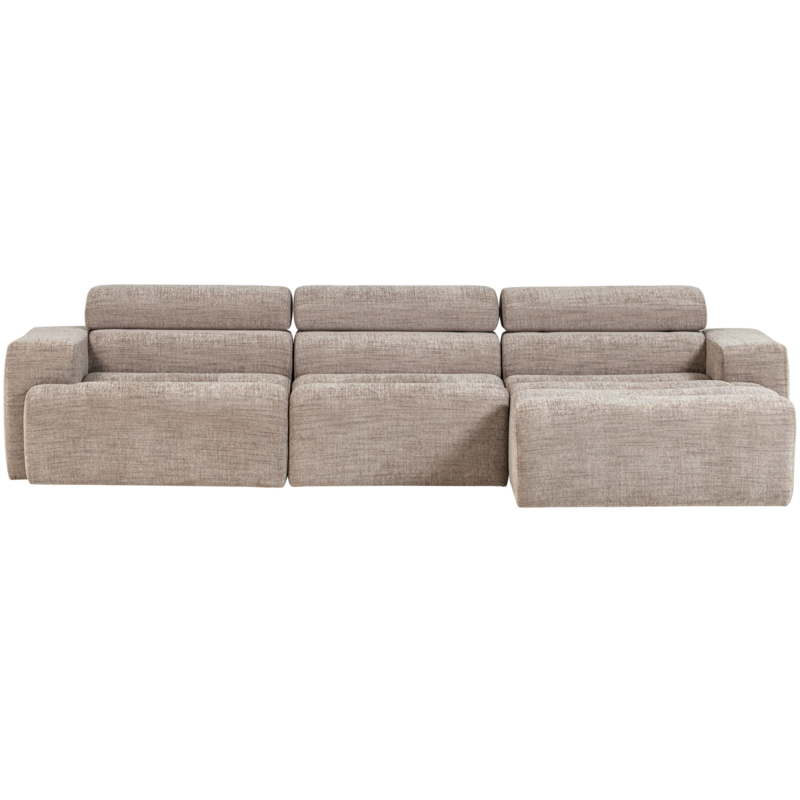 WOOOD-collectie NOVI CHAISE LONGUE BANK RECHTS NATUREL MELANGE