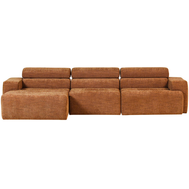 WOOOD-collectie Novi Chaise Longue Bank Links Oranje Melange