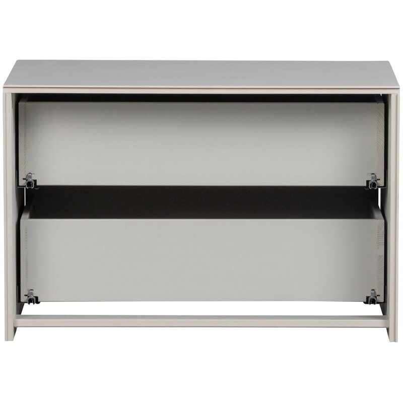 WOOOD-collectie Yissa Tv Meubel Met Twee Lades Grenen Wolkengrijs [Fsc]