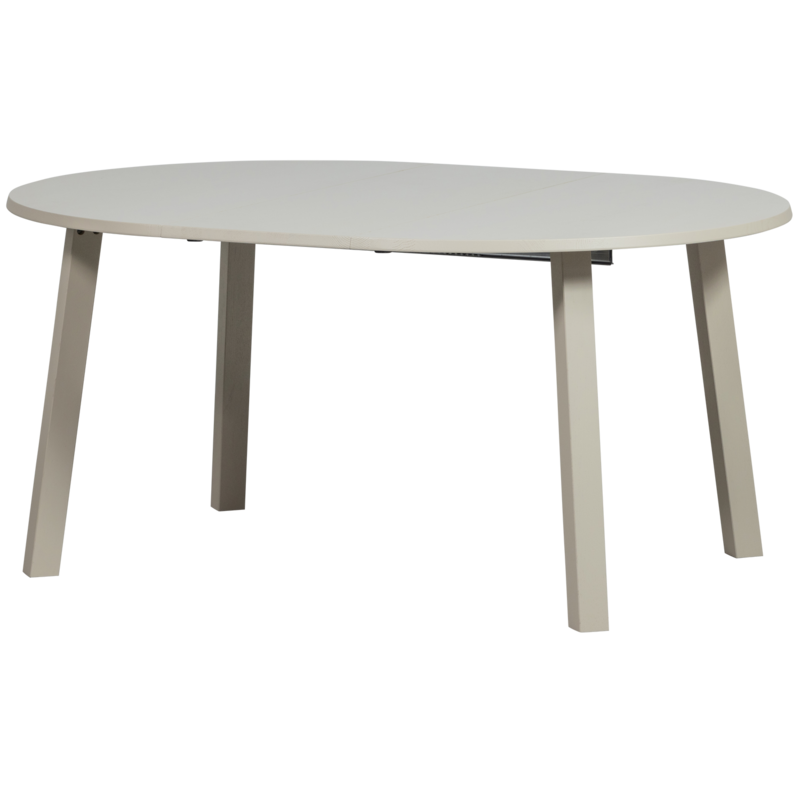 WOOOD-collectie Janne Uitschuifbare Eettafel Rond Eiken Dakargrau [Fsc]