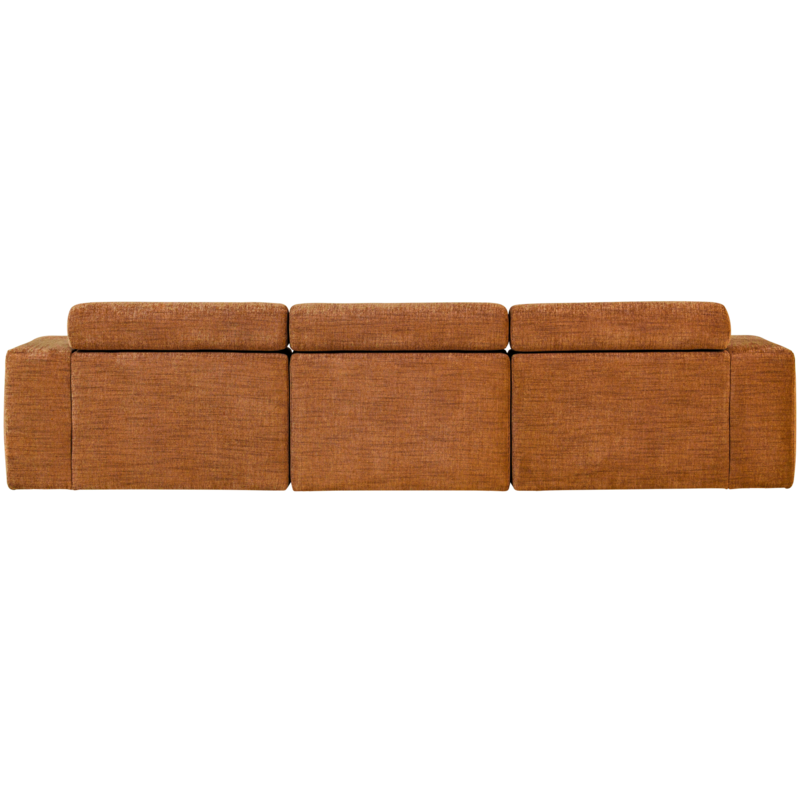 WOOOD-collectie Novi Chaise Longue Bank Links Oranje Melange